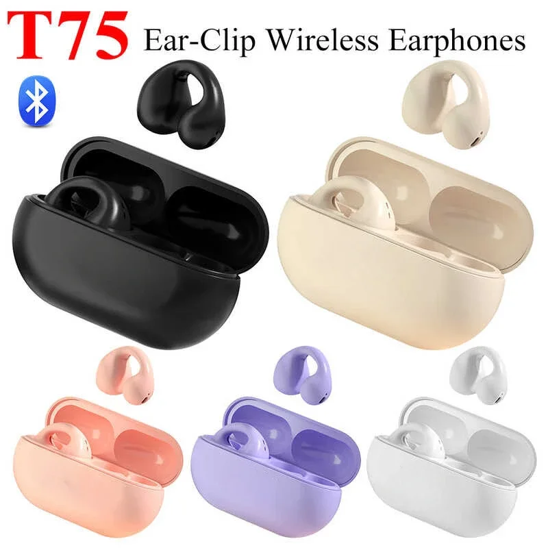 Phone Cases Quality - Original T75 Bone Conduction Wireless Bluetooth