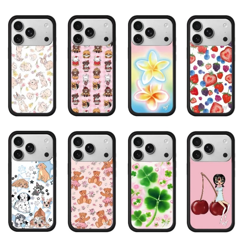 Phone Cases Wildflower - Wildflower Strawberry Cherry Pastel Plumeria Phone