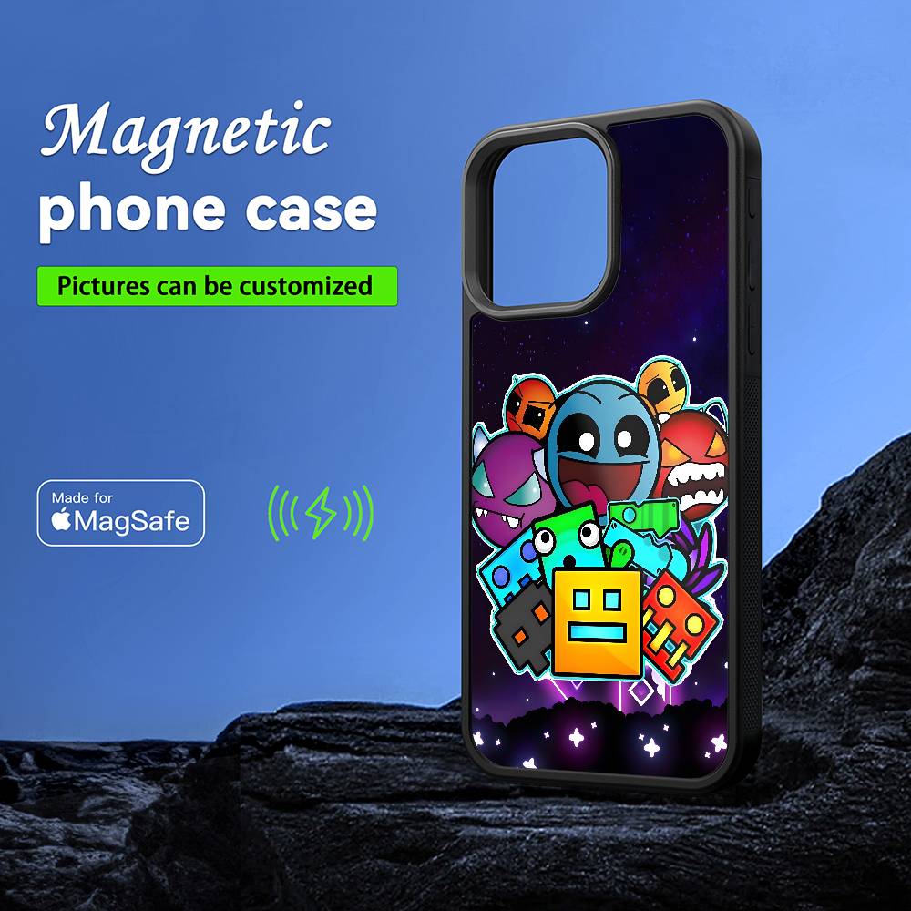 Phone Cases Video - Video Game G-Geometry Dash Phone Case