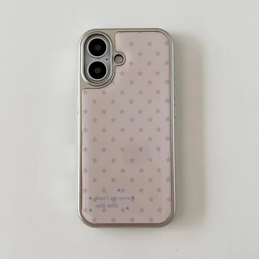 Phone Cases Girls - Korean Ins Girl Heart Pink Star
