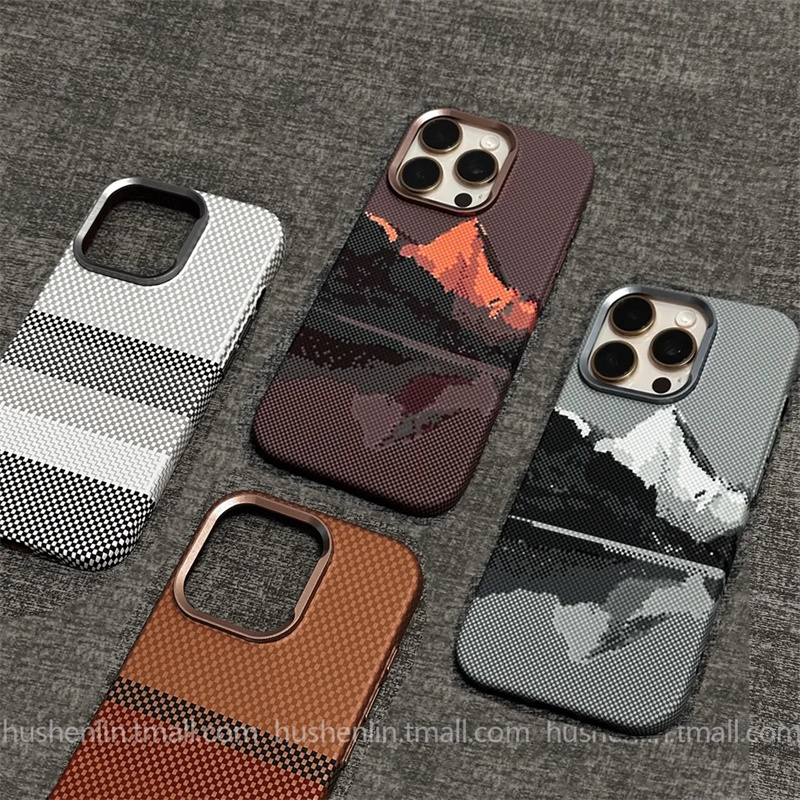 Phone Cases Popular - 2026 New Mountain Relief Carbon Case