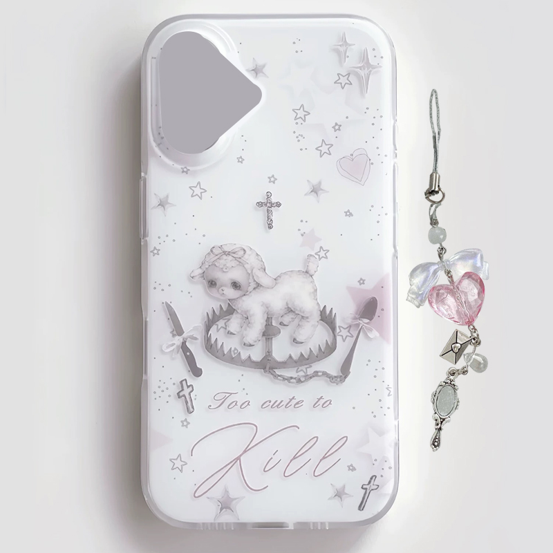 Phone Cases Girls - Y2k Korean INS Creative Cute Pink