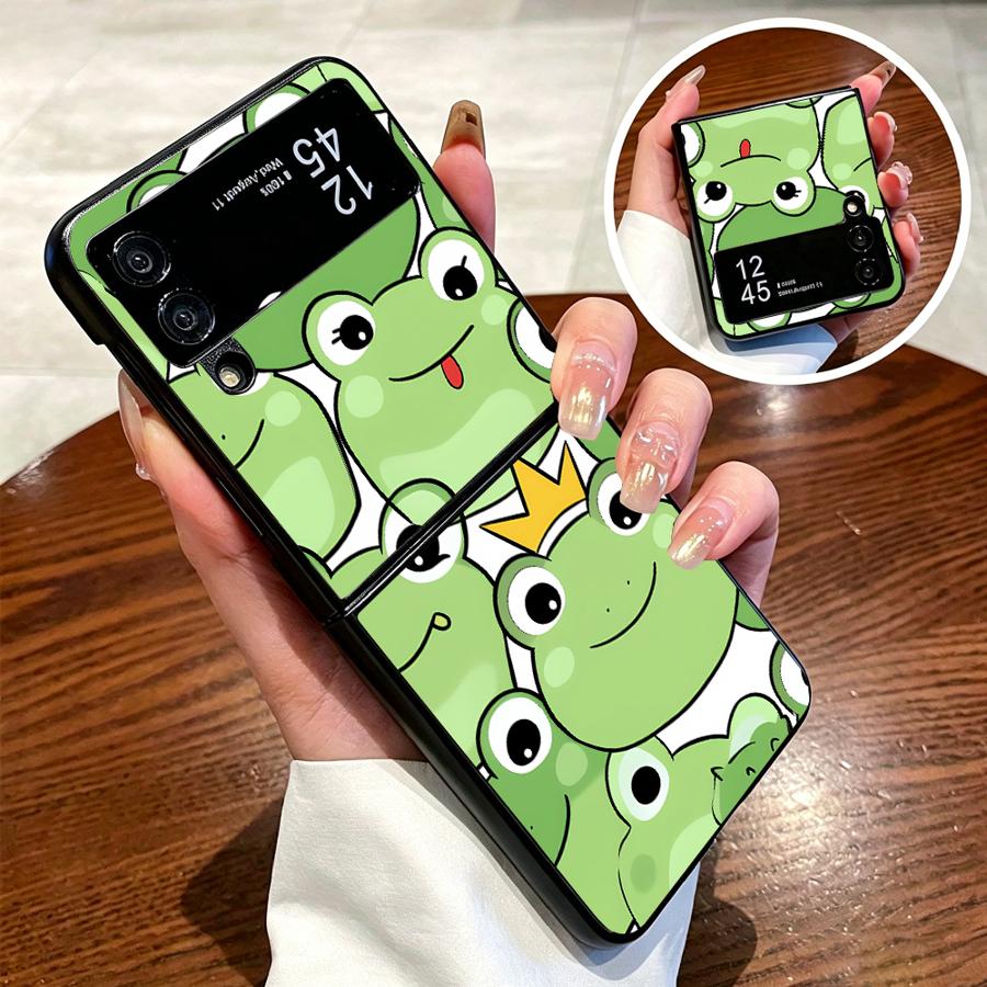 Full Cover Frog Design Phone C - Phone Cases Z Flip 7 review and price