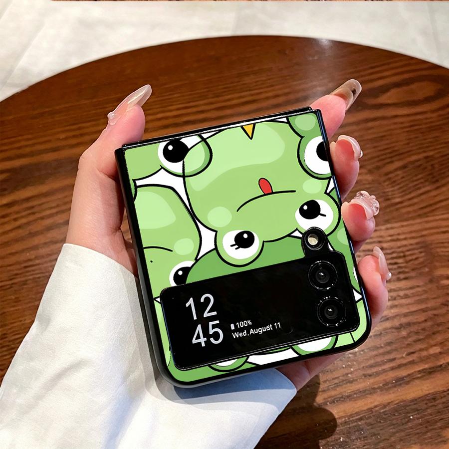 Full Cover Frog Design Phone C - Phone Cases Z Flip 7 review and price