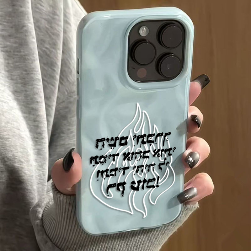 New Fashion Flame Pattern Sili - Phone Cases Trending review and price