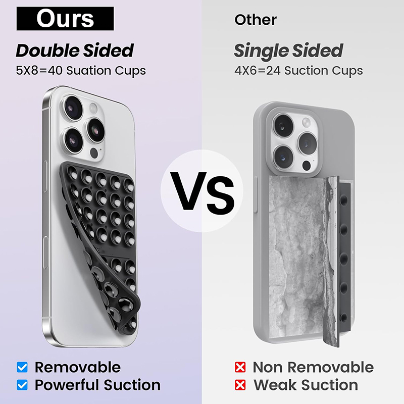 Silicone Double-Sided Suction  - Phone Cases Video review and price