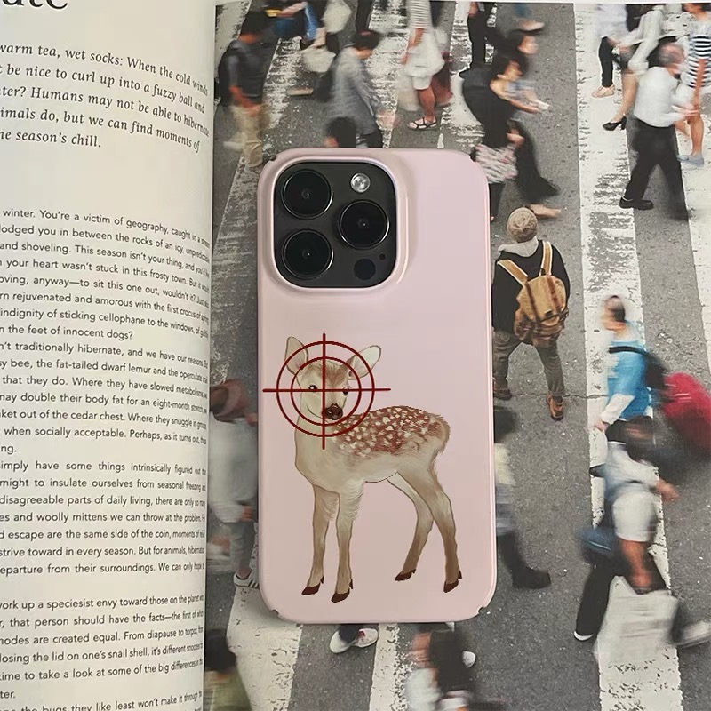 Ins Pink Target Deer Art Phone - Phone Cases Target review and price