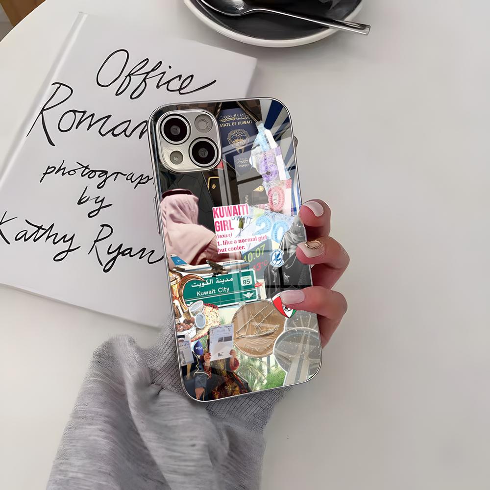 Kuwait Flag Phone Case Luxury  - Phone Cases Kuwait review and price