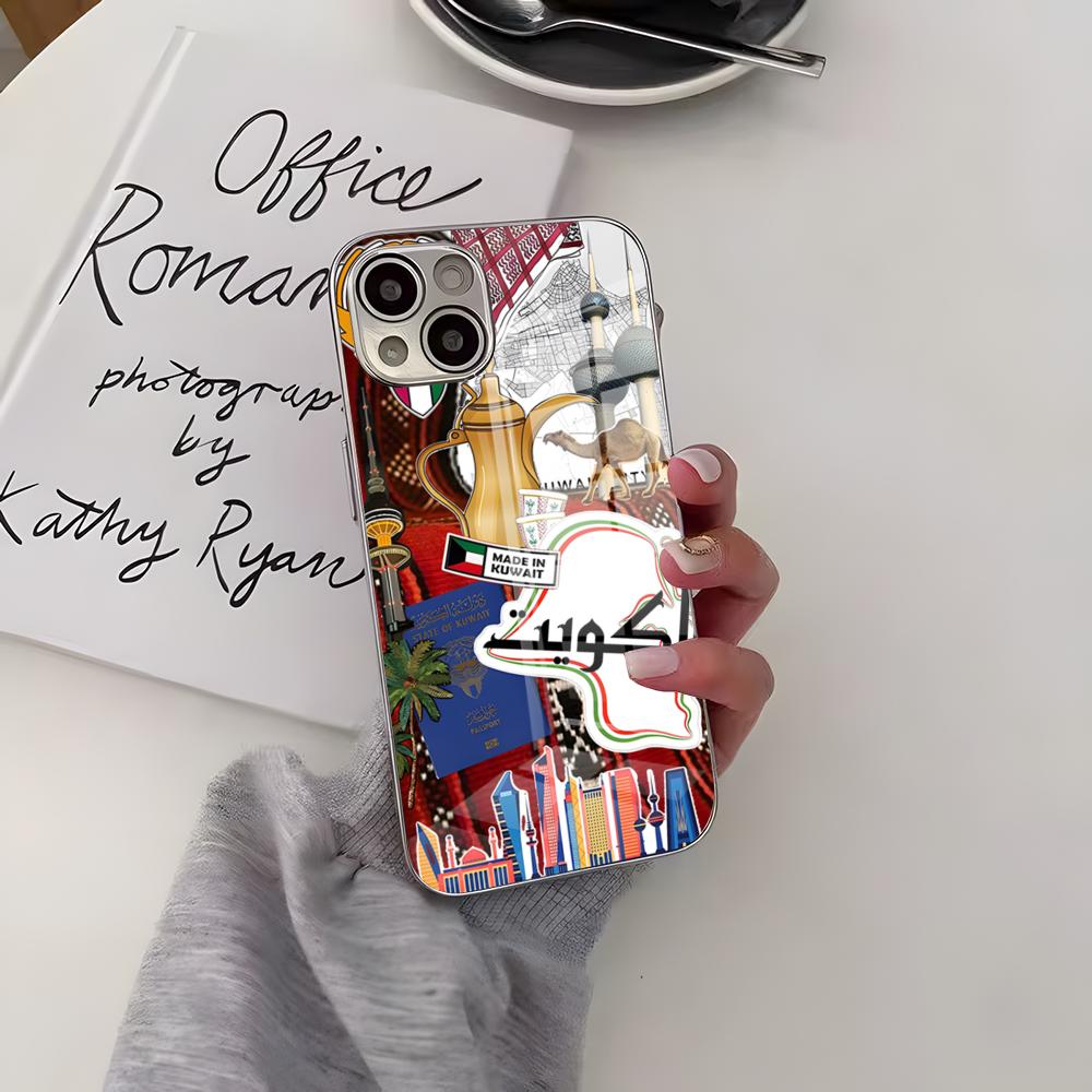 Kuwait Flag Phone Case Luxury  - Phone Cases Kuwait review and price