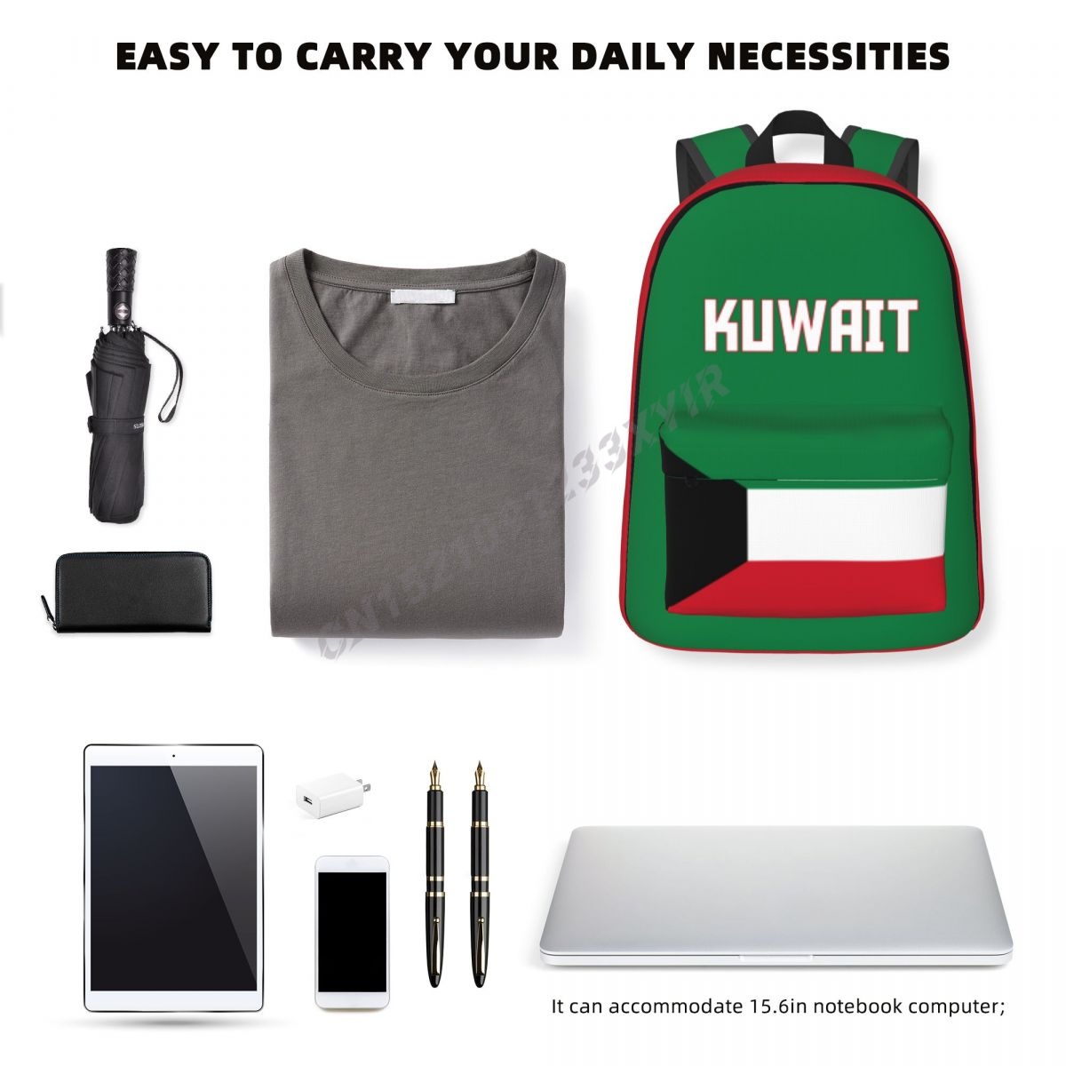 Unisex Backpack Kuwait Flag Ku - Phone Cases Kuwait review and price