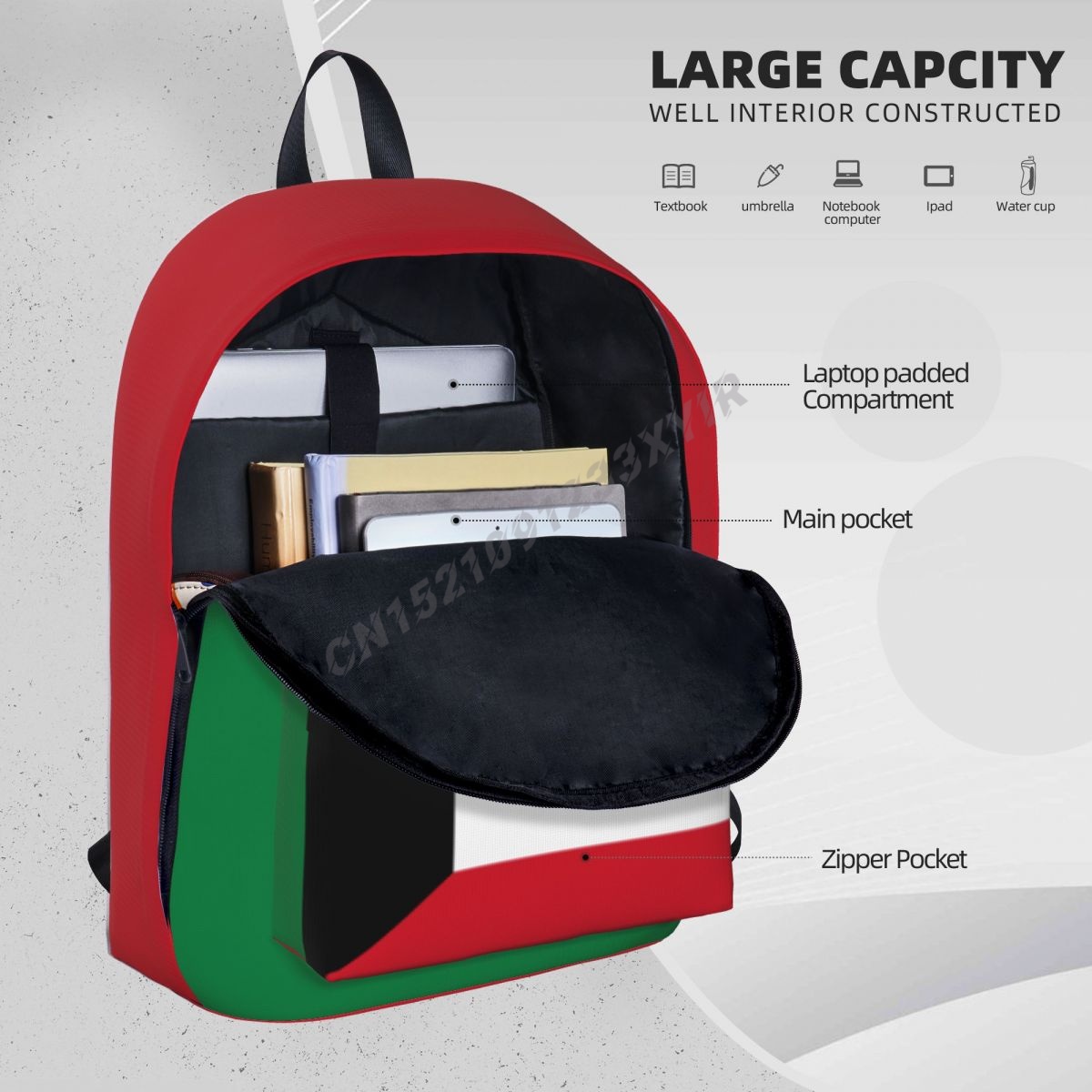 Unisex Backpack Kuwait Flag Ku - Phone Cases Kuwait review and price