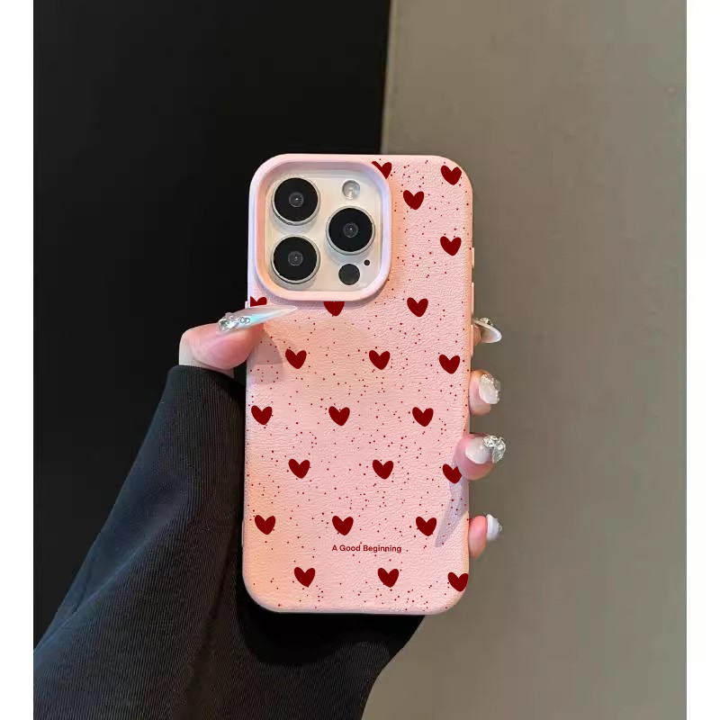 Fashion INS Love Heart Silicon - Phone Cases Trending review and price