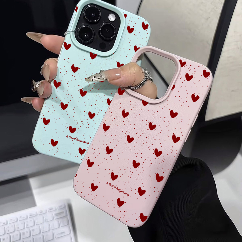 Fashion INS Love Heart Silicon - Phone Cases Trending review and price