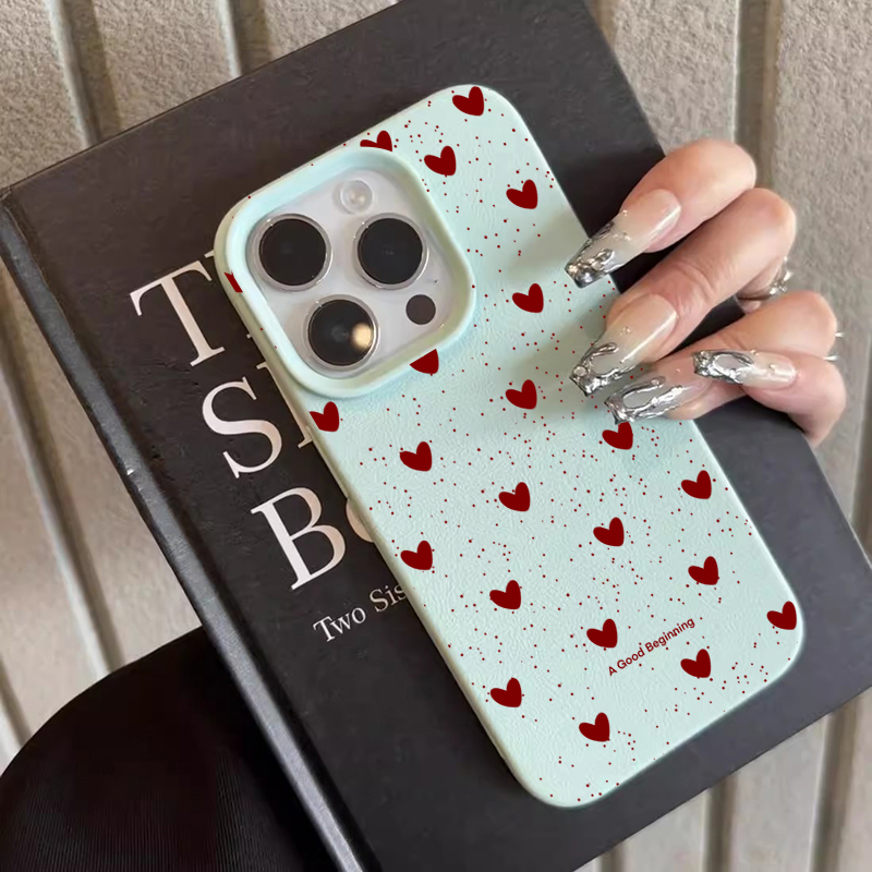 Fashion INS Love Heart Silicon - Phone Cases Trending review and price