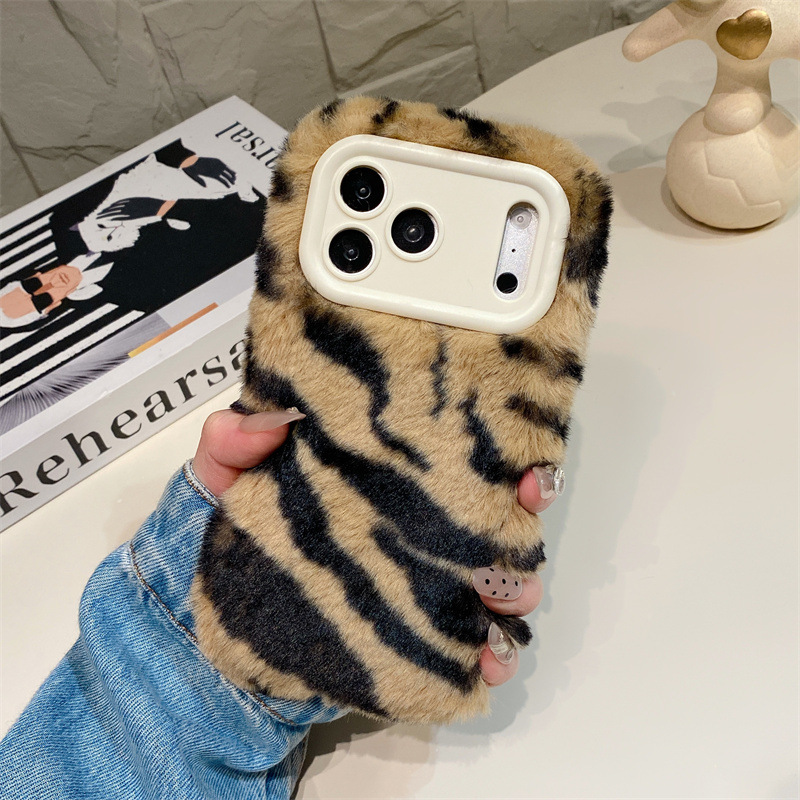 Luxury Zebra Pattern Fluffy Pl - Phone Cases Iphone 11 review and price