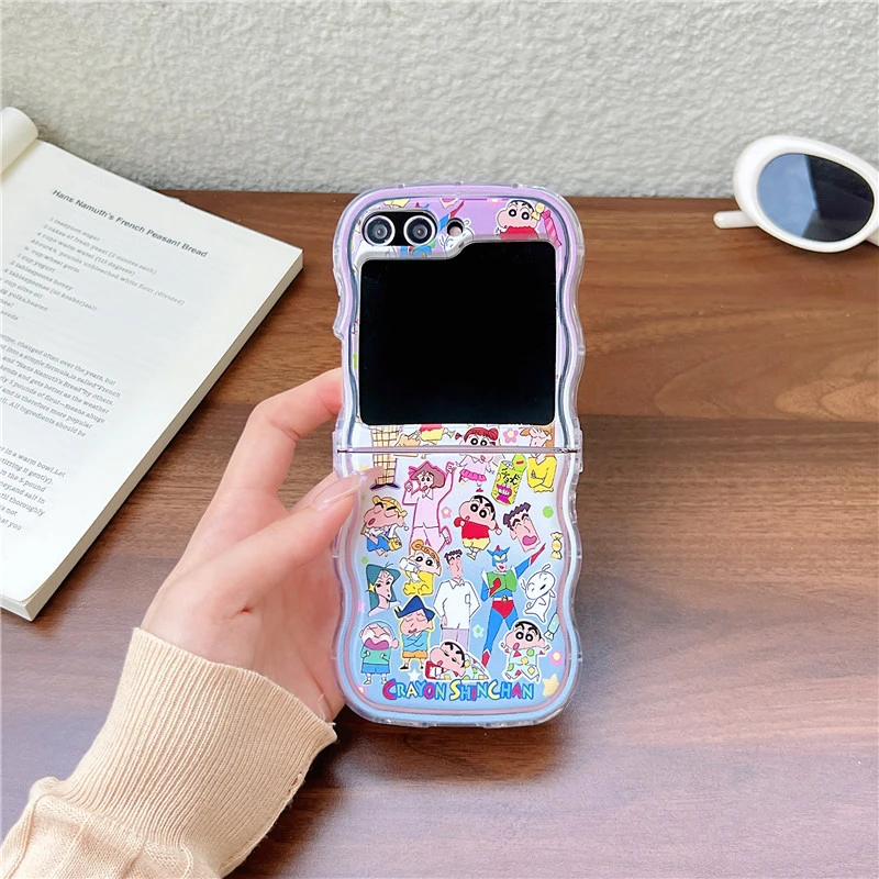 Cute Cartoon Japan Anime Crayo - Phone Cases Z Flip 7 review and price
