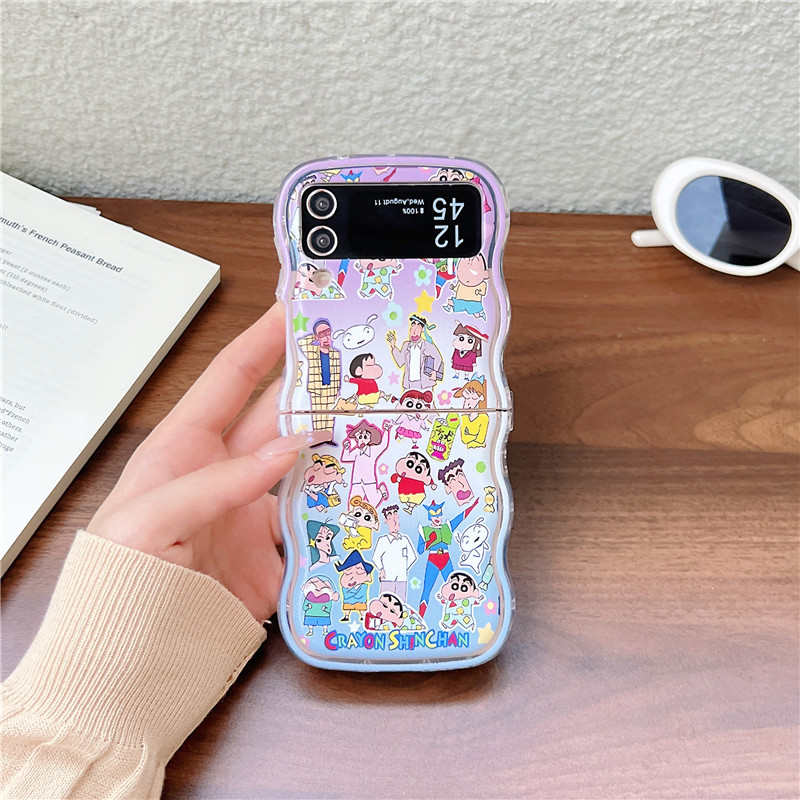 Cute Cartoon Japan Anime Crayo - Phone Cases Z Flip 7 review and price