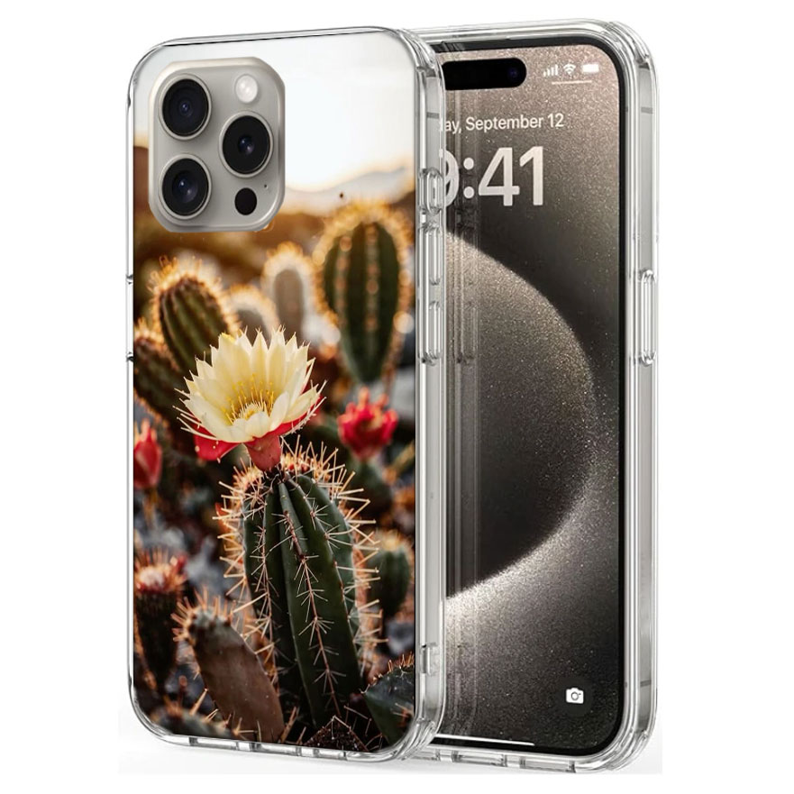 Picturesque Desert With Cacti  - Phone Cases Com review and price
