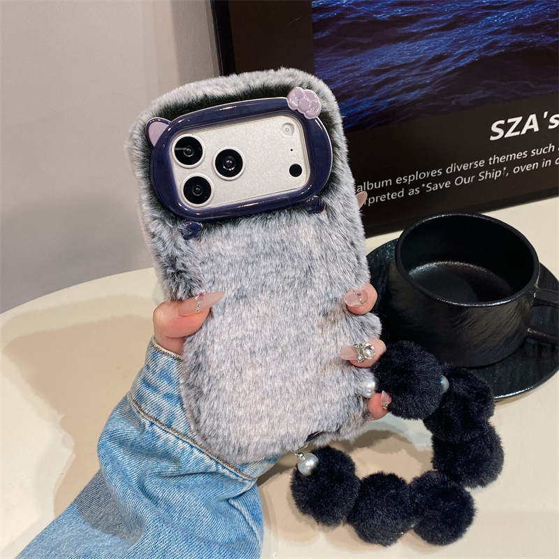 Luxury Solid Colors Furry Plus - Phone Cases Popular review and price