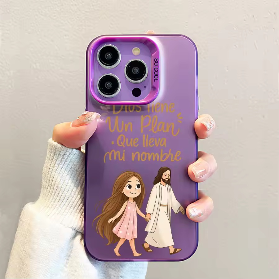Cute Girl Walking With God Mat - Phone Cases Girls review and price