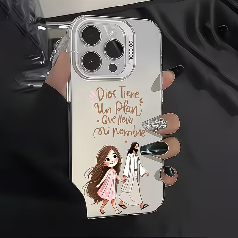 Cute Girl Walking With God Mat - Phone Cases Girls review and price