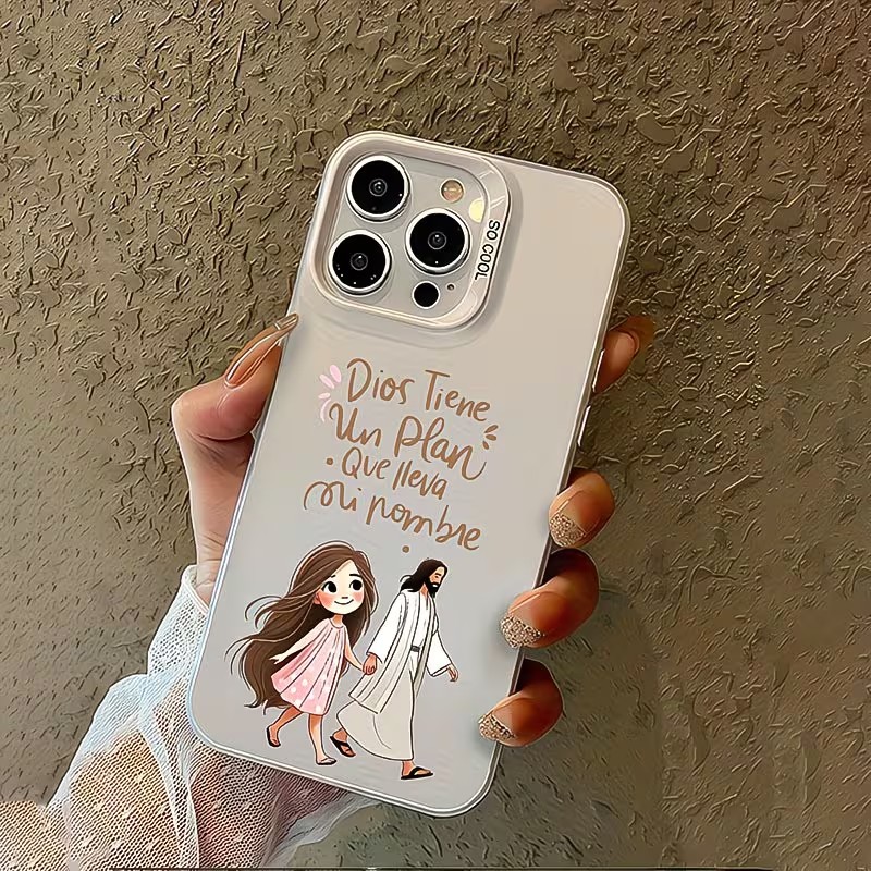 Cute Girl Walking With God Mat - Phone Cases Girls review and price