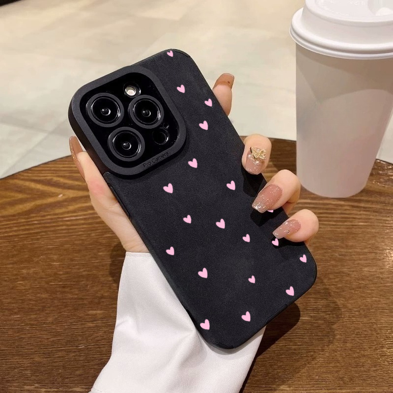 Fashion Pink Heart Pattern Pho - Phone Cases Trending review and price
