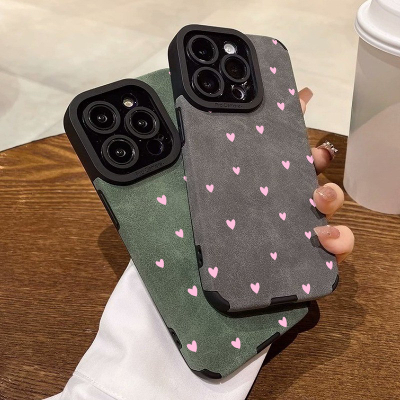 Fashion Pink Heart Pattern Pho - Phone Cases Trending review and price