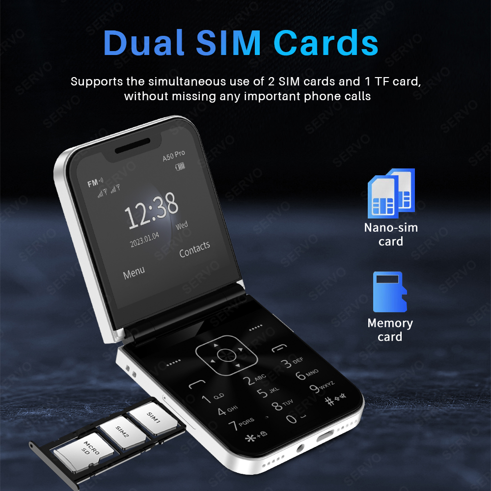 SERVO A50 Pro Flip Phone Dual  - Phone Cases Verizon review and price