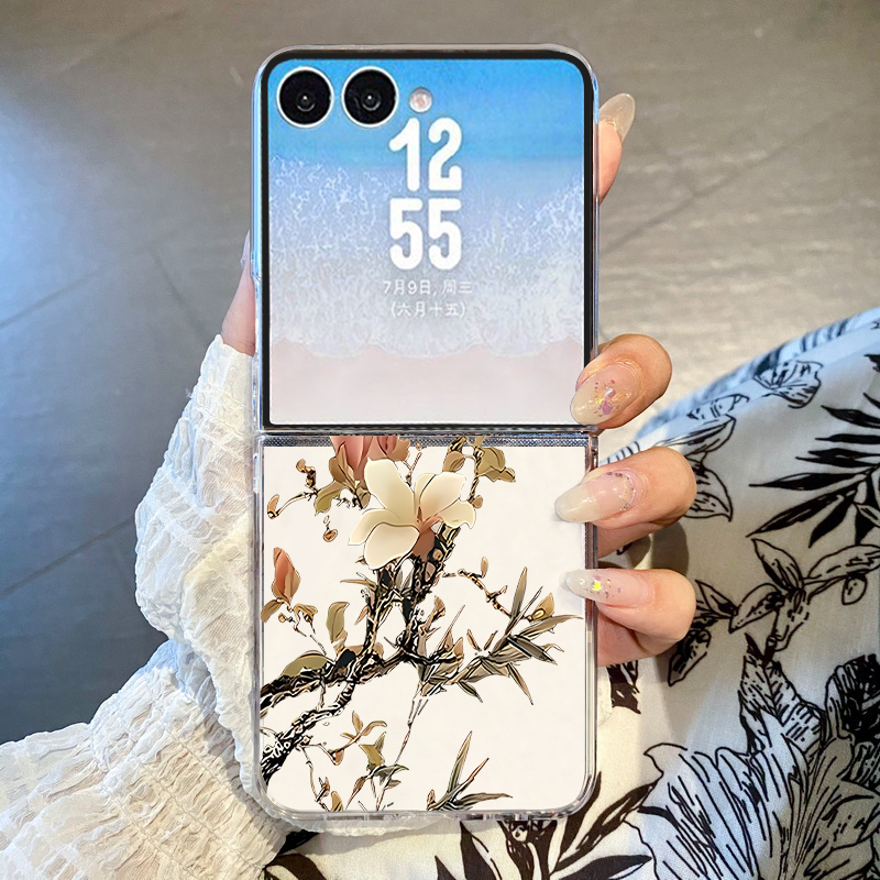 Magnolia Flower Printed Phone  - Phone Cases Z Flip 7 review and price