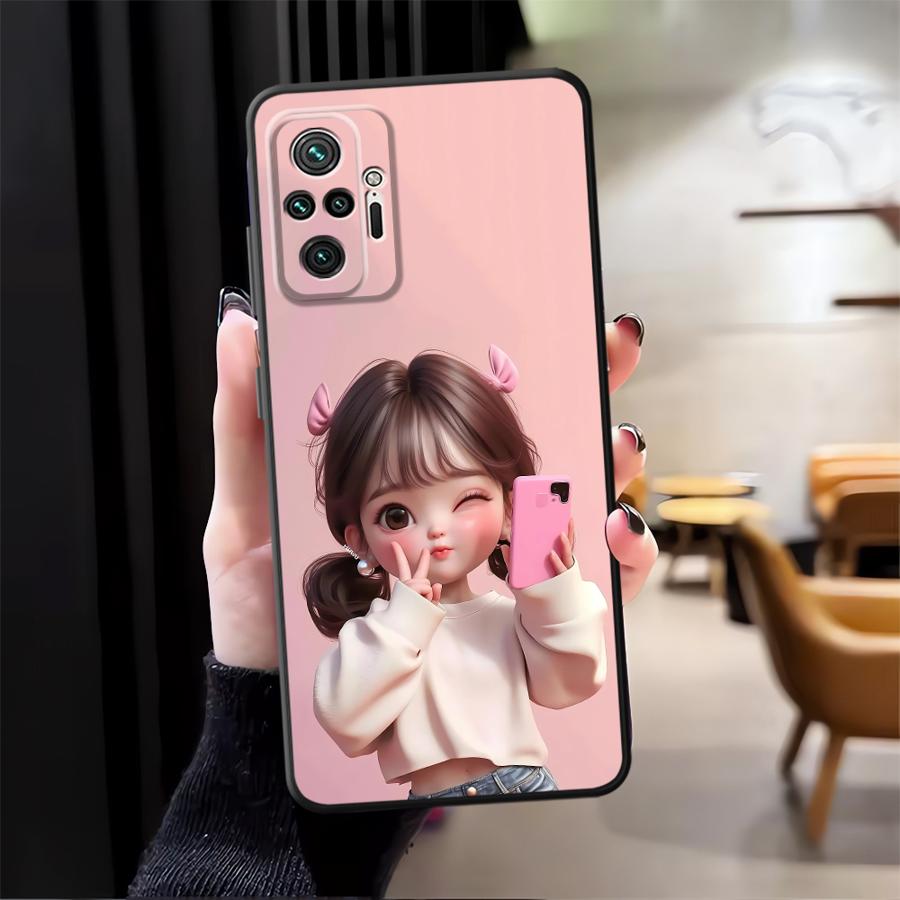 Cartoon Girl Pattern Funda Pho - Phone Cases Xiaomi 14 review and price
