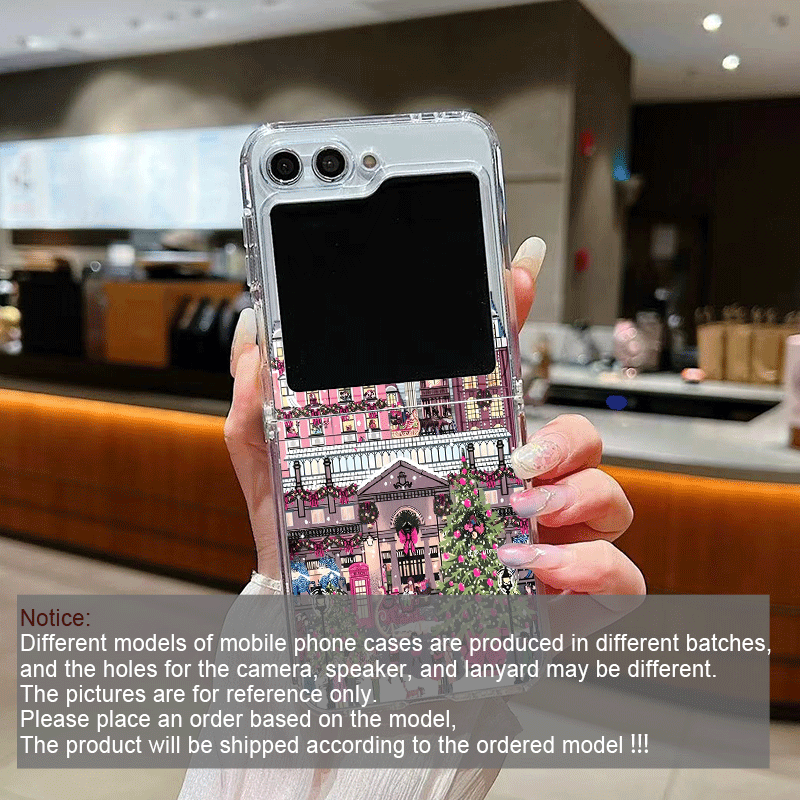 Rural Building Snow Scenery Ch - Phone Cases Z Flip 7 review and price