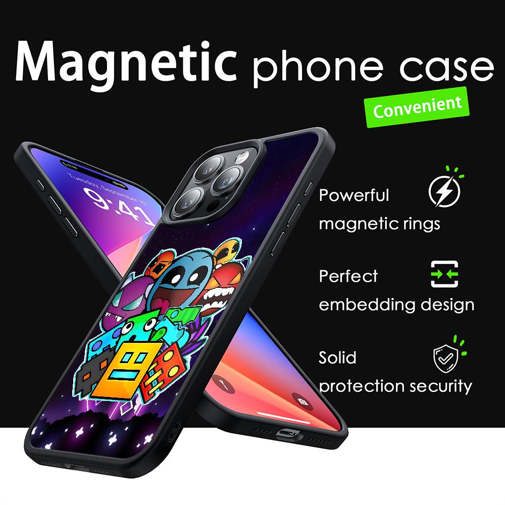 Video Game G-Geometry Dash Pho - Phone Cases Video review and price