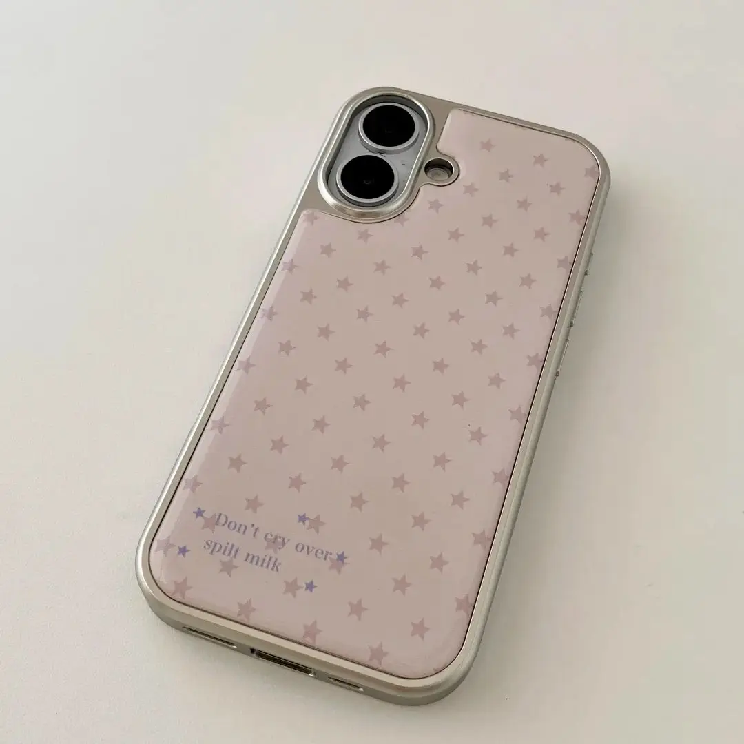 Korean Ins Girl Heart Pink Sta - Phone Cases Girls review and price