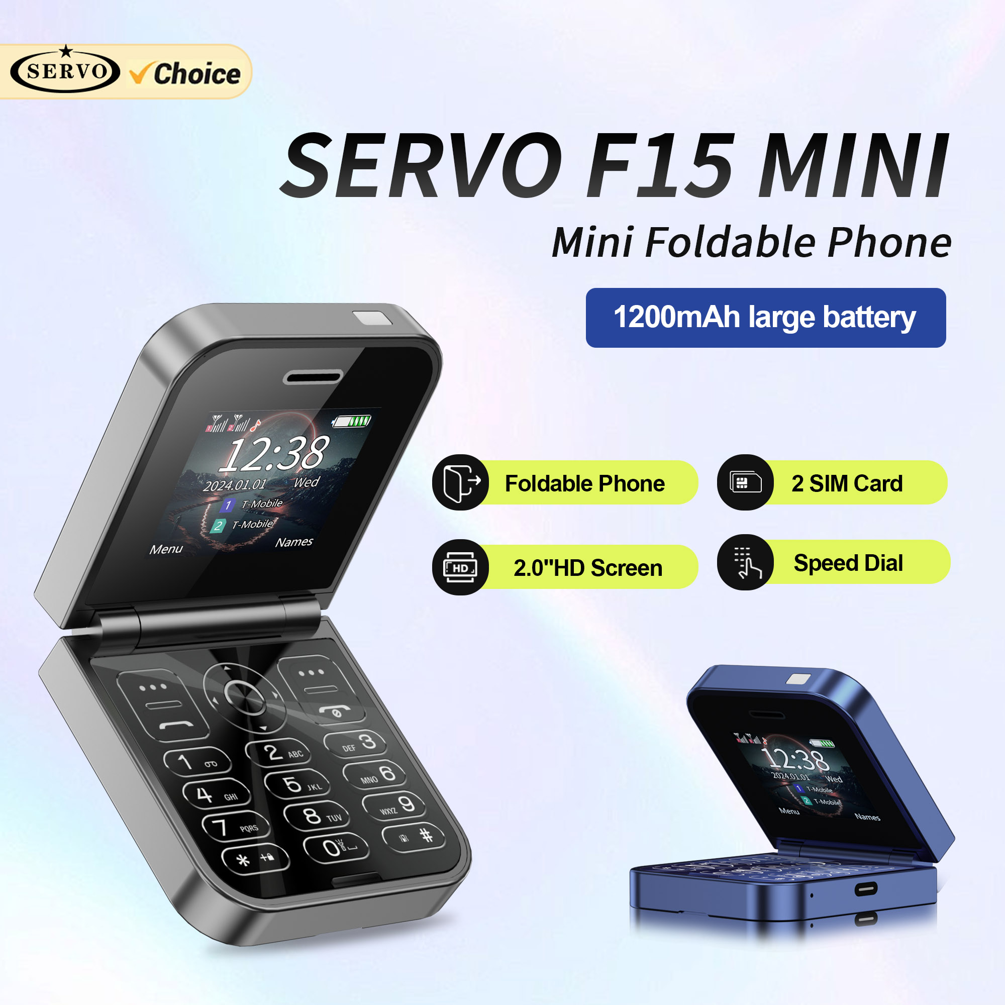 SERVO F15 Mini Small Flip Mobi - Phone Cases Verizon review and price