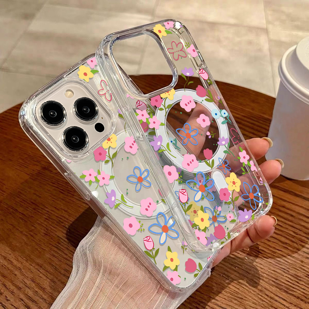 Luxury Flower Transparent Phon - Phone Cases Quality review and price