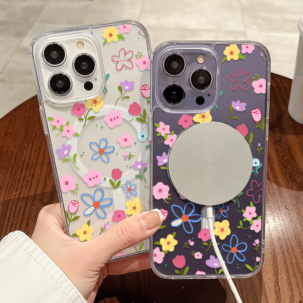 Luxury Flower Transparent Phon - Phone Cases Quality review and price