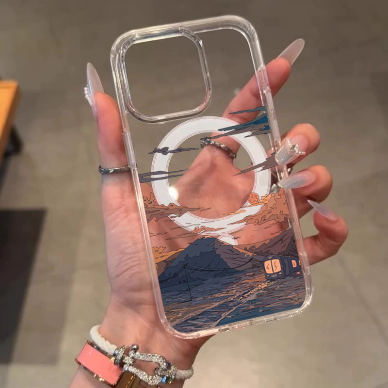 Sunset Pattern Fashion Phone C - Phone Cases Trending review and price