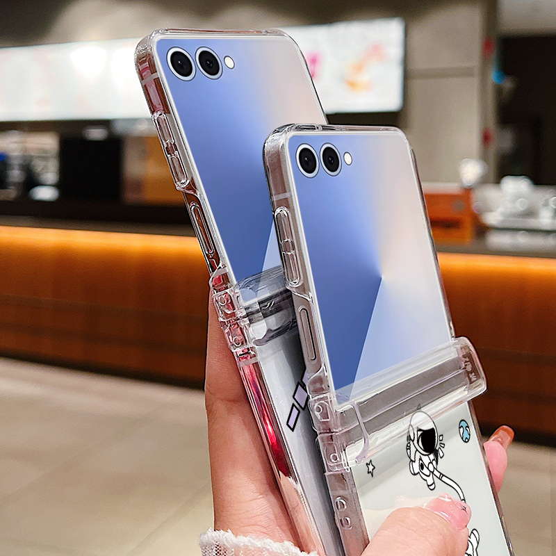 Astronauts Pattern Folding Pho - Phone Cases Z Flip 7 review and price