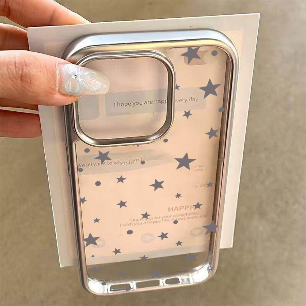 Y2K Stars Fashion Clear Cases  - Phone Cases Trending review and price
