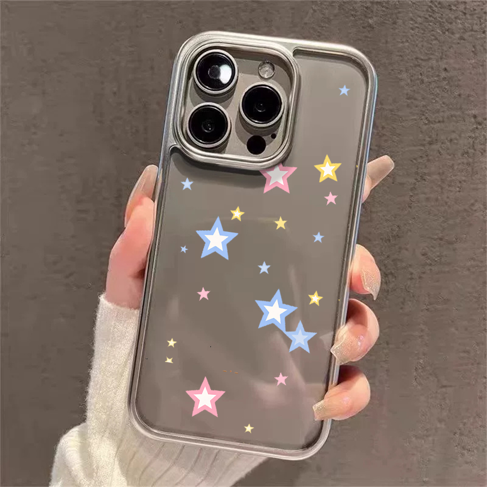 Y2K Stars Fashion Clear Cases  - Phone Cases Trending review and price