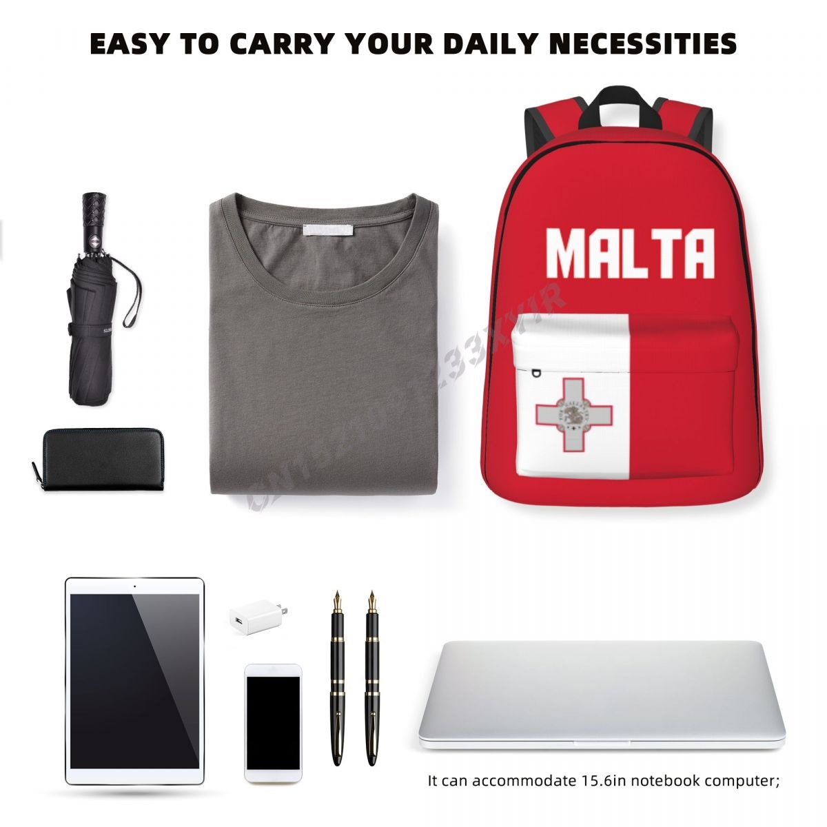 Unisex Backpack Malta Flag Mal - Phone Cases Malta review and price