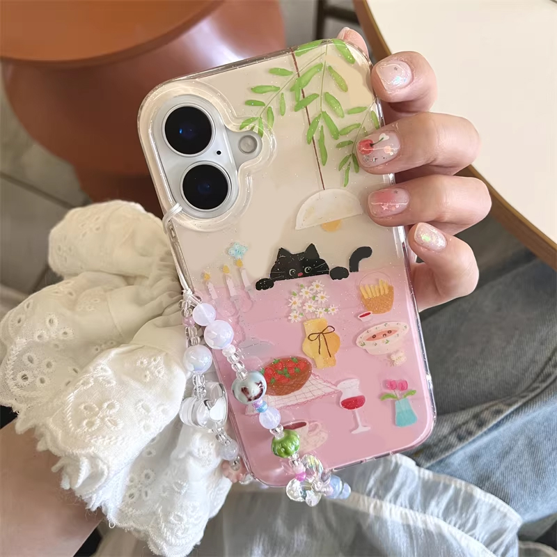 Ins Girl Cute Dining Table Lit - Phone Cases Girls review and price