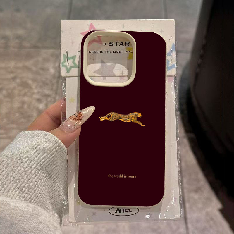 Minimalist Leopard Running Pat - Phone Cases Trending review and price