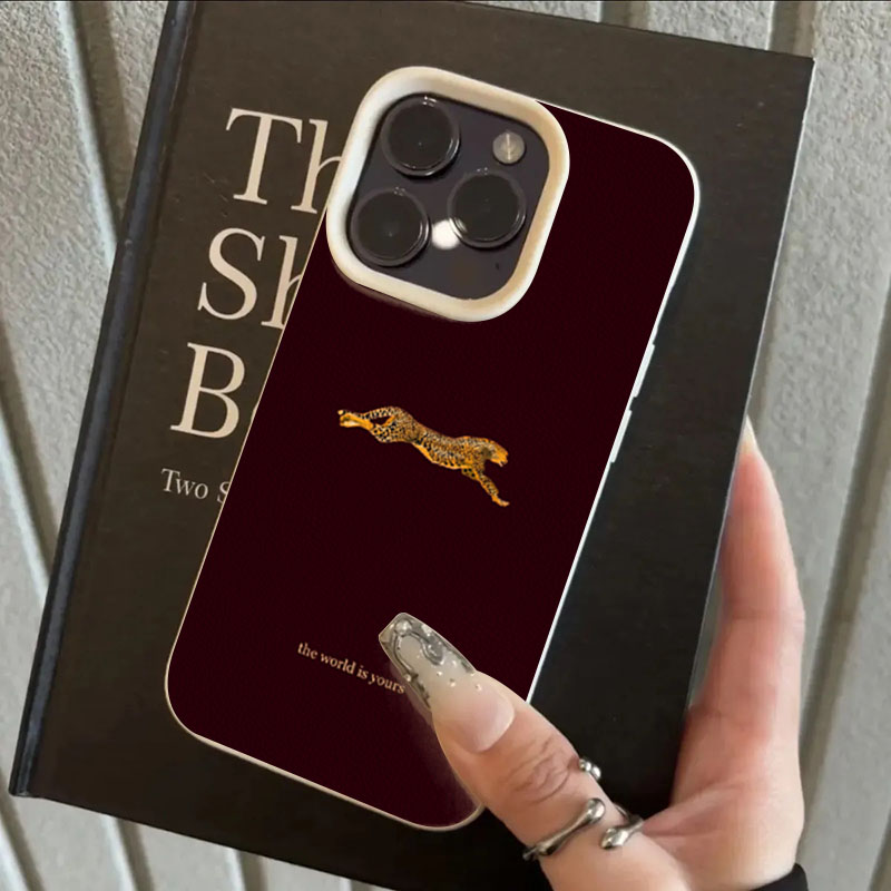 Minimalist Leopard Running Pat - Phone Cases Trending review and price