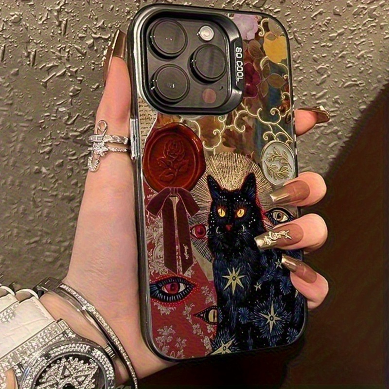 Black Cat's Eye of the Soul Pa - Phone Cases Quality review and price