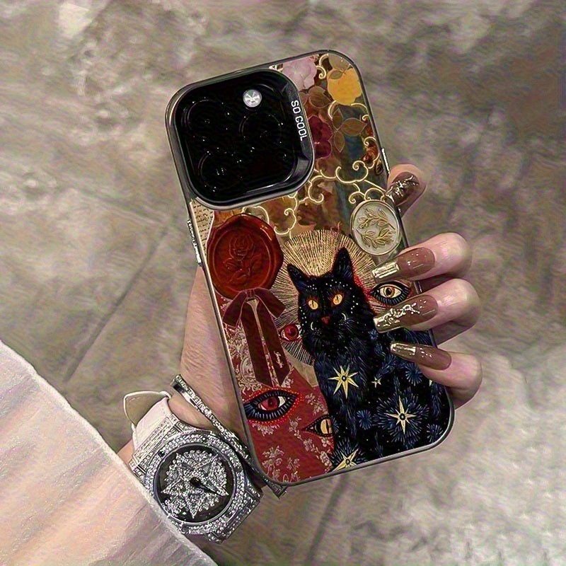 Black Cat's Eye of the Soul Pa - Phone Cases Quality review and price