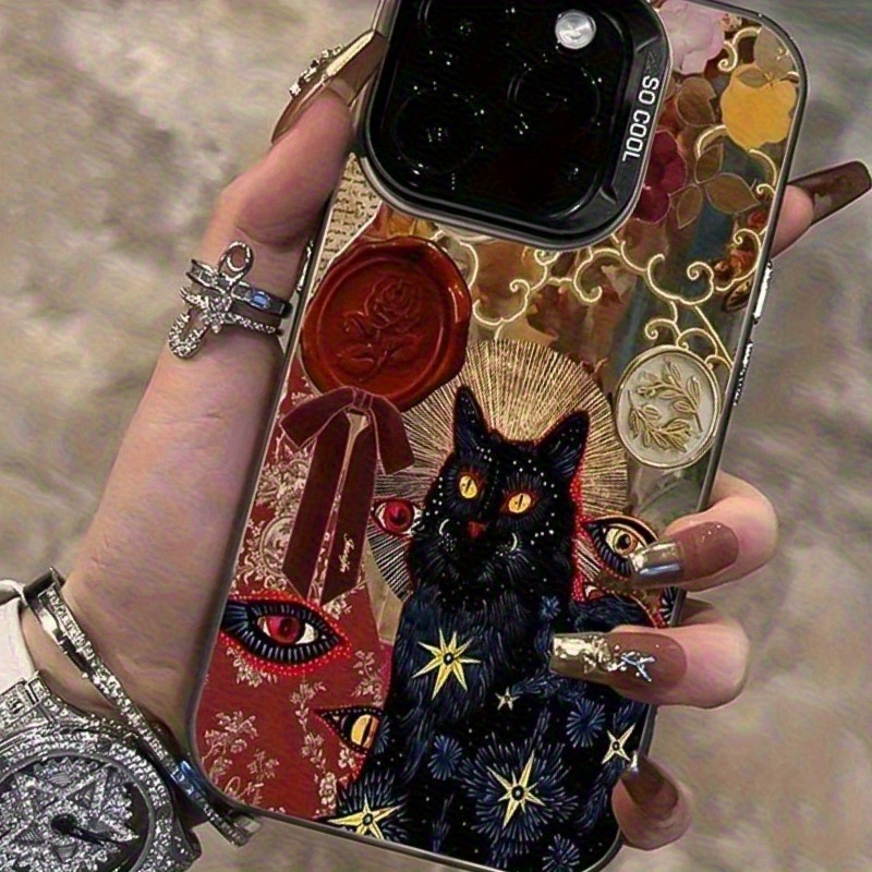 Black Cat's Eye of the Soul Pa - Phone Cases Quality review and price