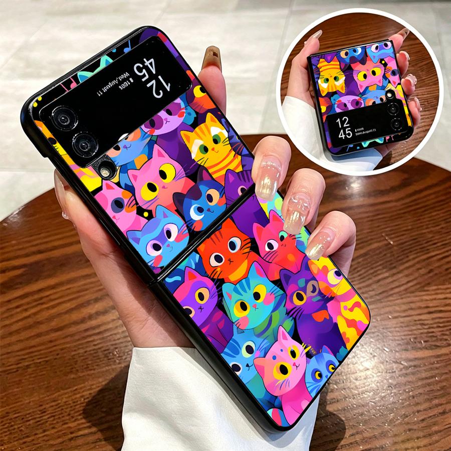 Full Cover Cat Phone Cover Cas - Phone Cases Z Flip 7 review and price