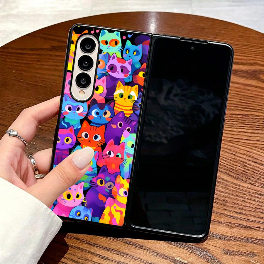 Full Cover Cat Phone Cover Cas - Phone Cases Z Flip 7 review and price